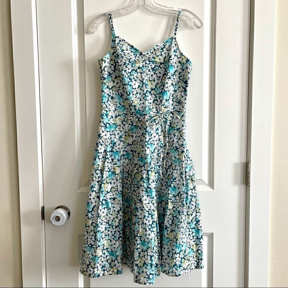Laura Ashley spaghetti strap dress